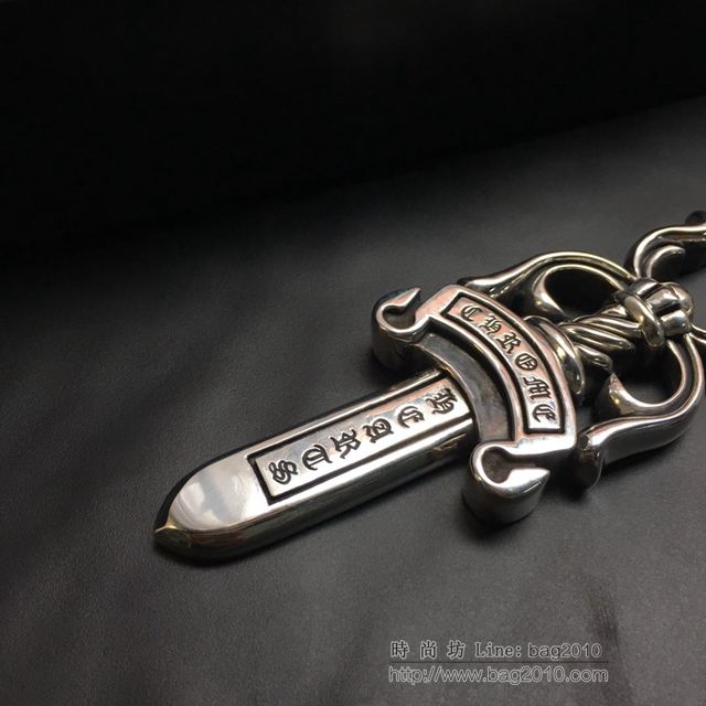 chrome hearts銀飾 克羅心平頭大寶劍吊墜 克羅心銀飾品 925銀首飾  gjc1853